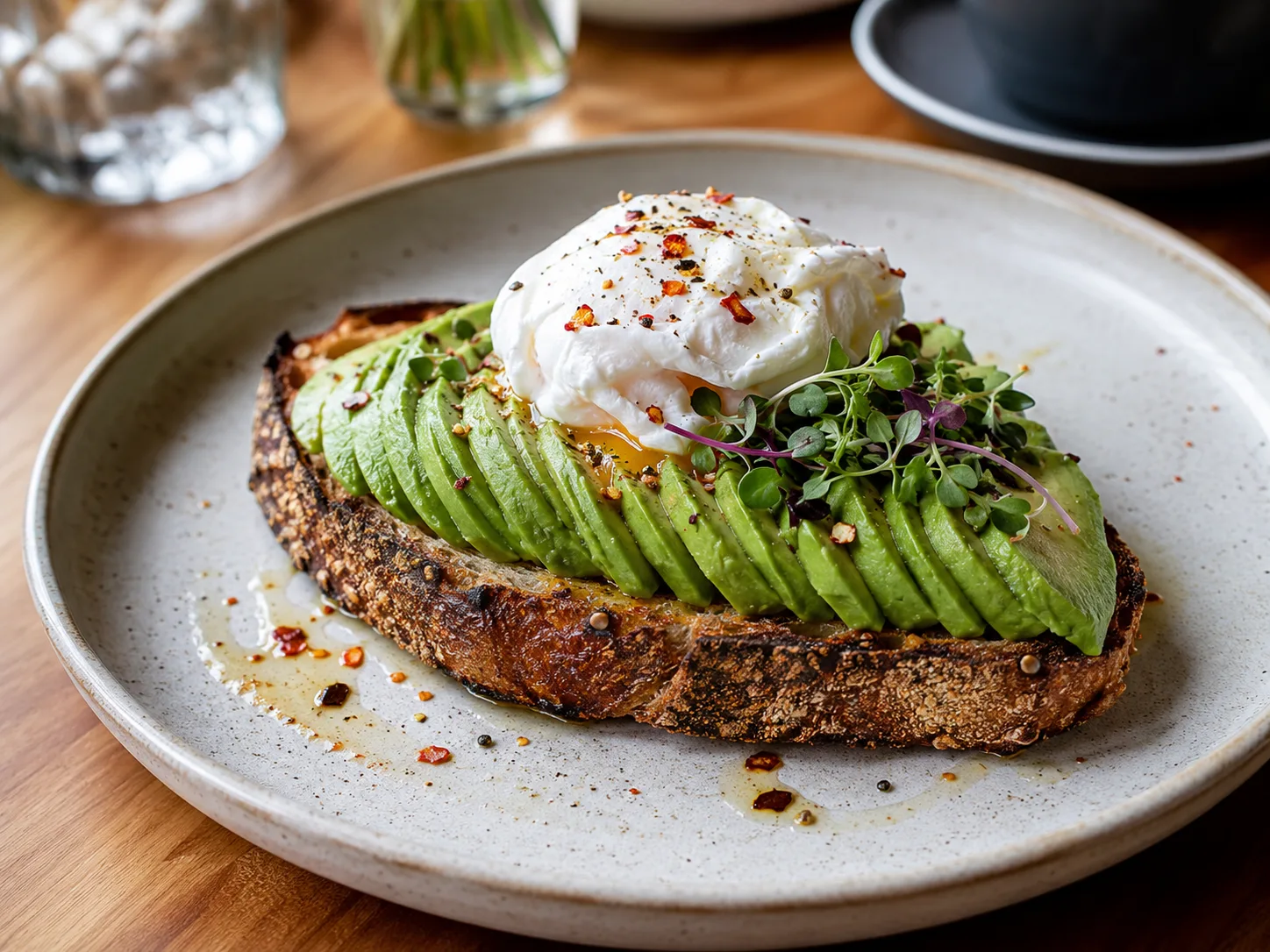 Avocado Slices plated