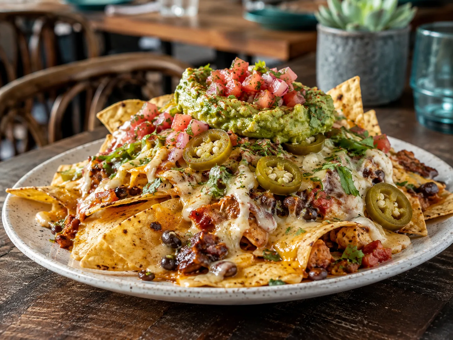 Spicy Guacamole plated