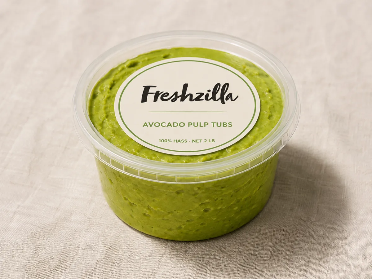 Avocado Pulp Tubs