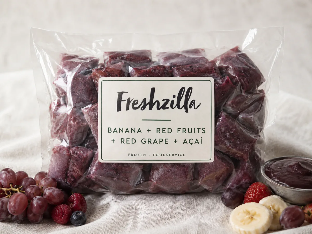 Banana + Red Fruits + Red Grape + Açaí