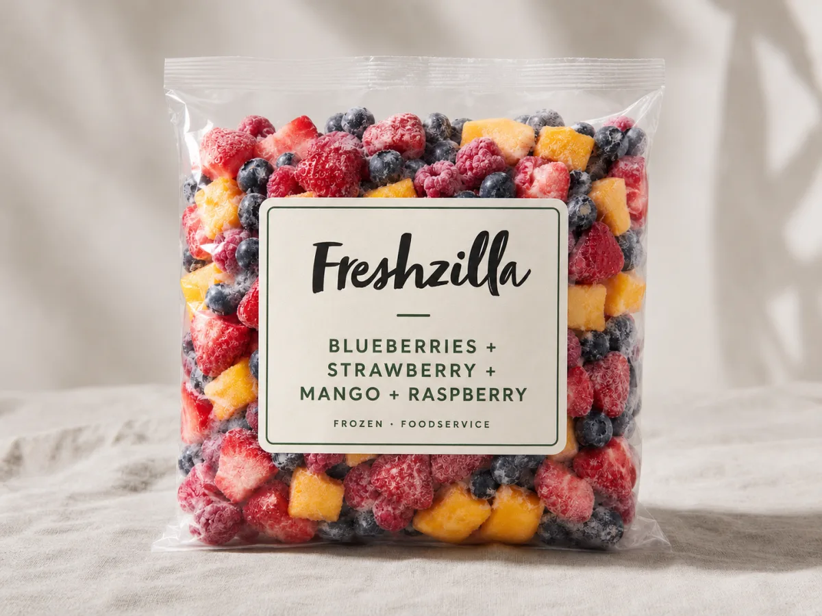 Blueberries + Strawberry + Mango + Raspberry