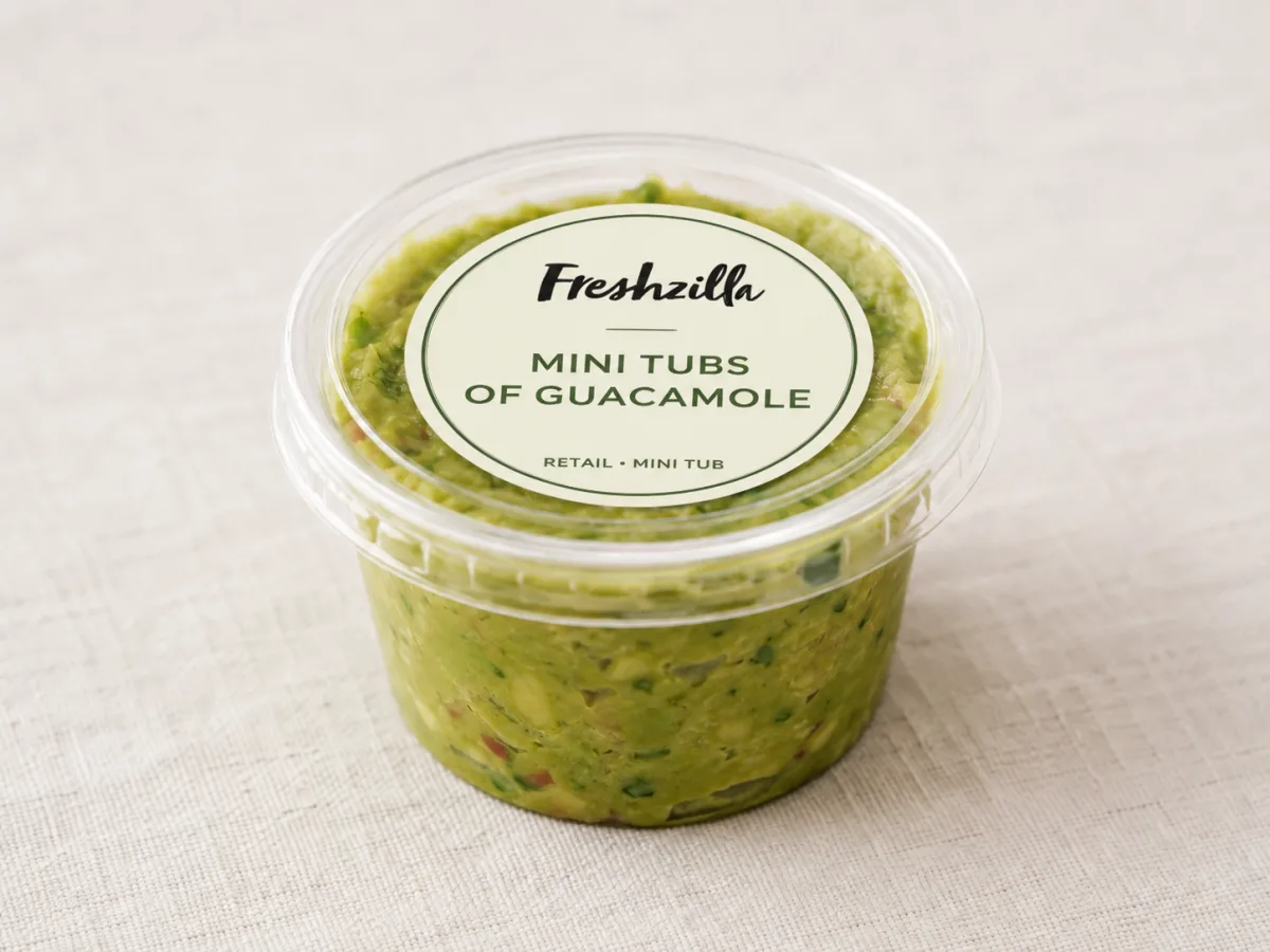 Mini Tubs of Guacamole