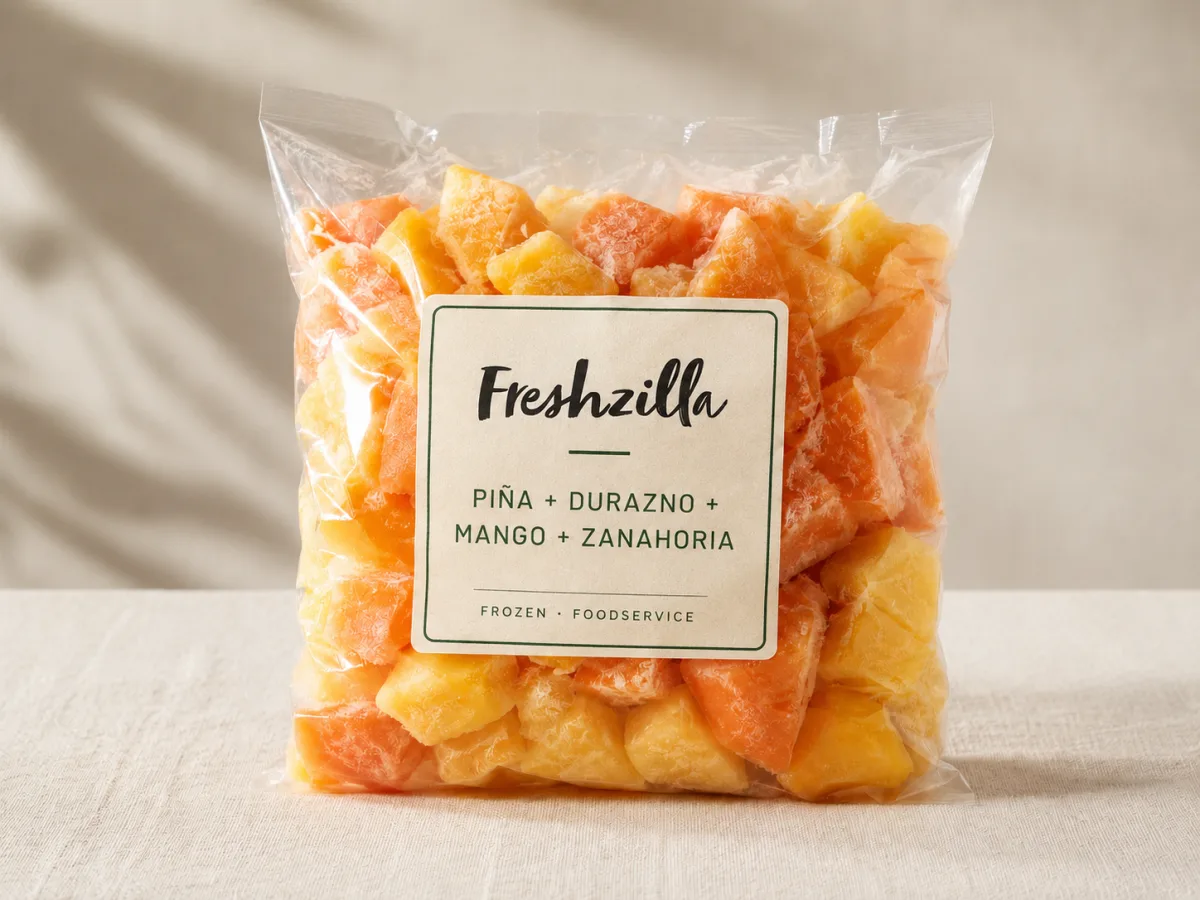 Piña + Durazno + Mango + Zanahoria
